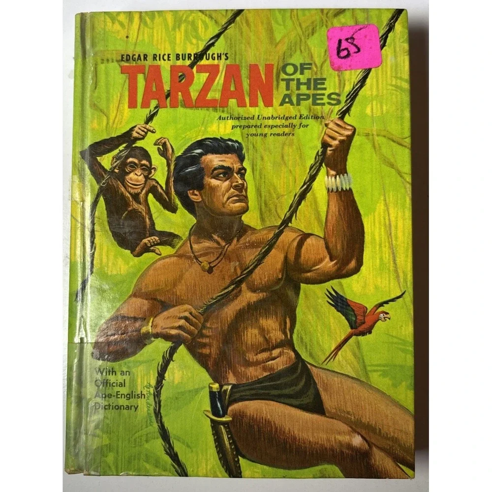 Lot of 3 Tarzan Books Edgar Rice Burroughs Ballantine and HC (18K)